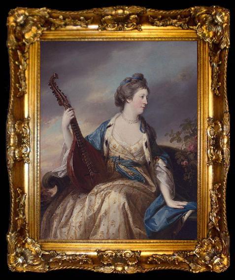 framed  Francis Cotes Alice, Countess of Shipbrook, ta009-2